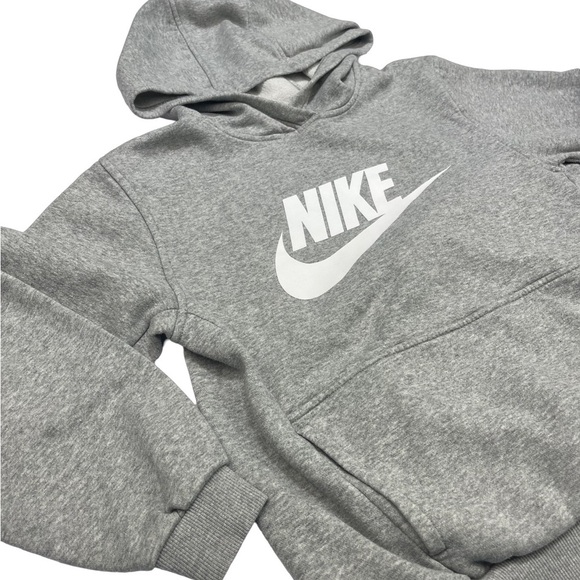 Nike Kids Gray Pullover Hoodie Youth Large 10/12 - Picture 2 of 8